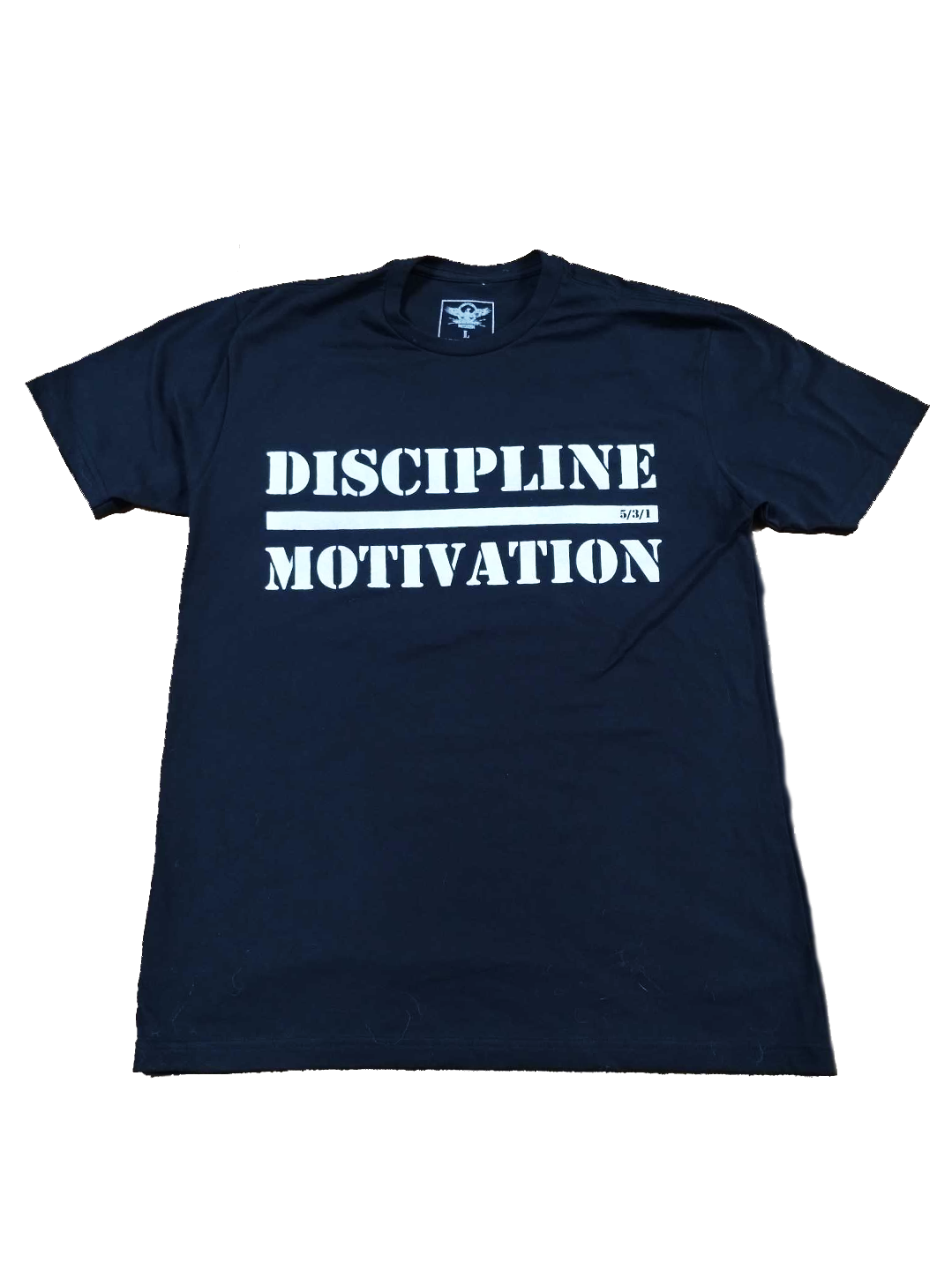 Discipline Over Motivation Tee - Black/white