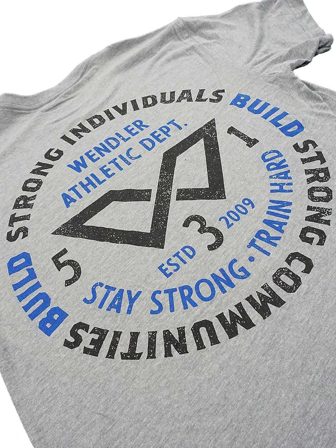 Strong Individuals Shirt Grey w/ Black and Blue