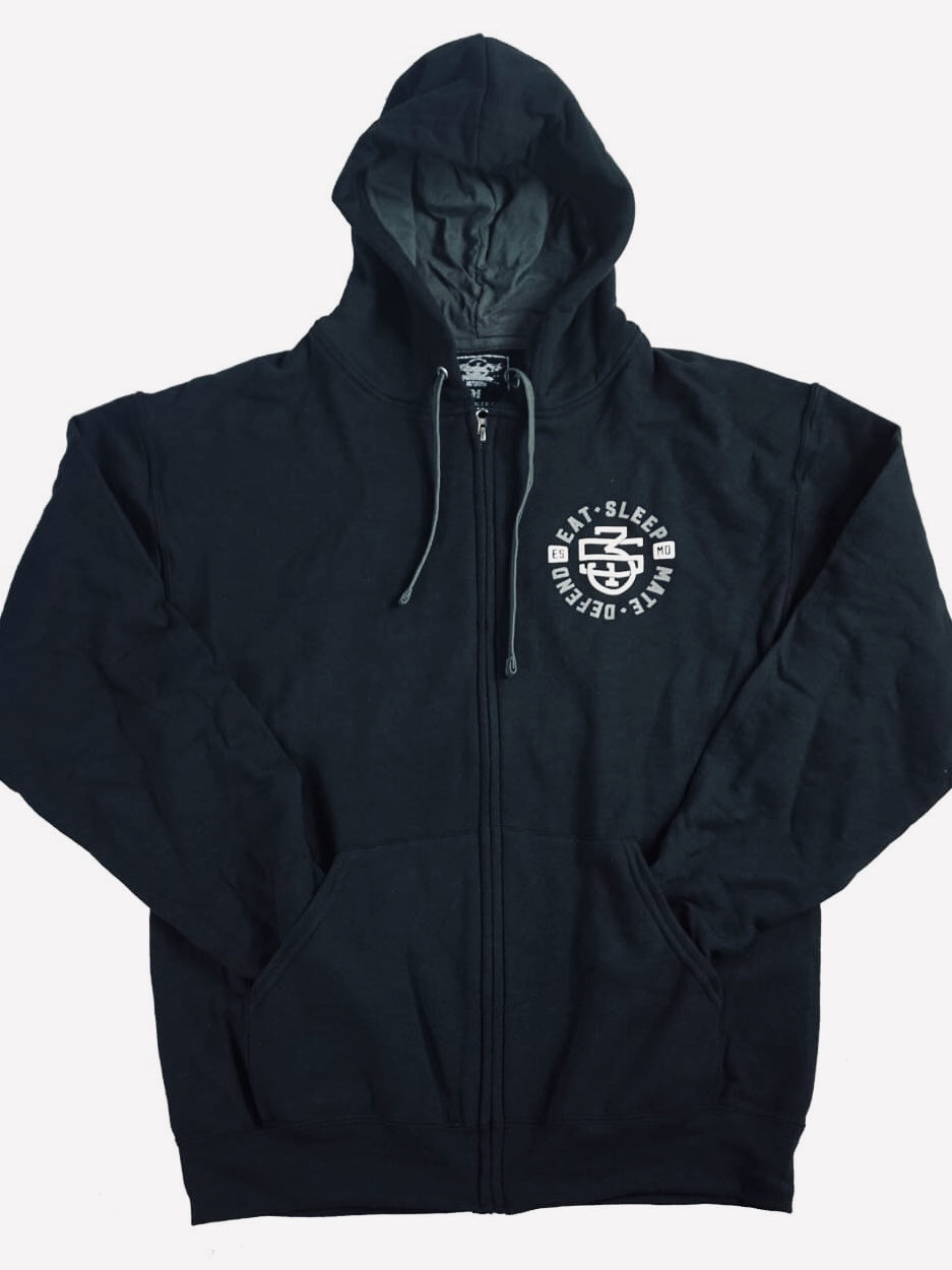E.S.M.D. Full Zip Hoodie