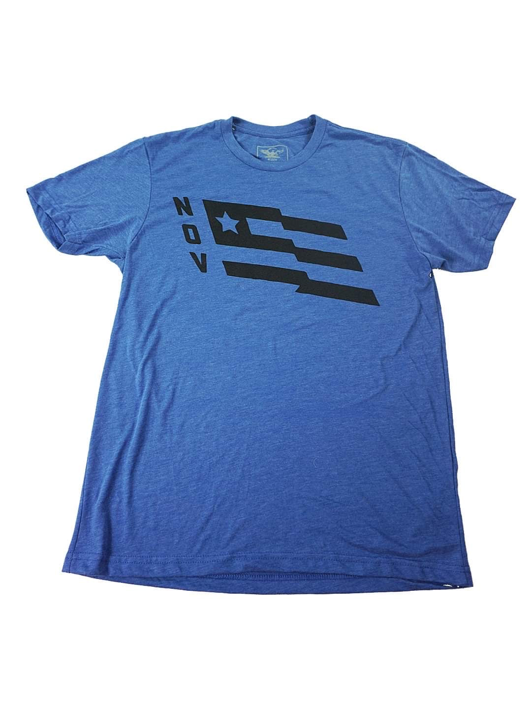 N.O.V. Flag Shirt - Blue
