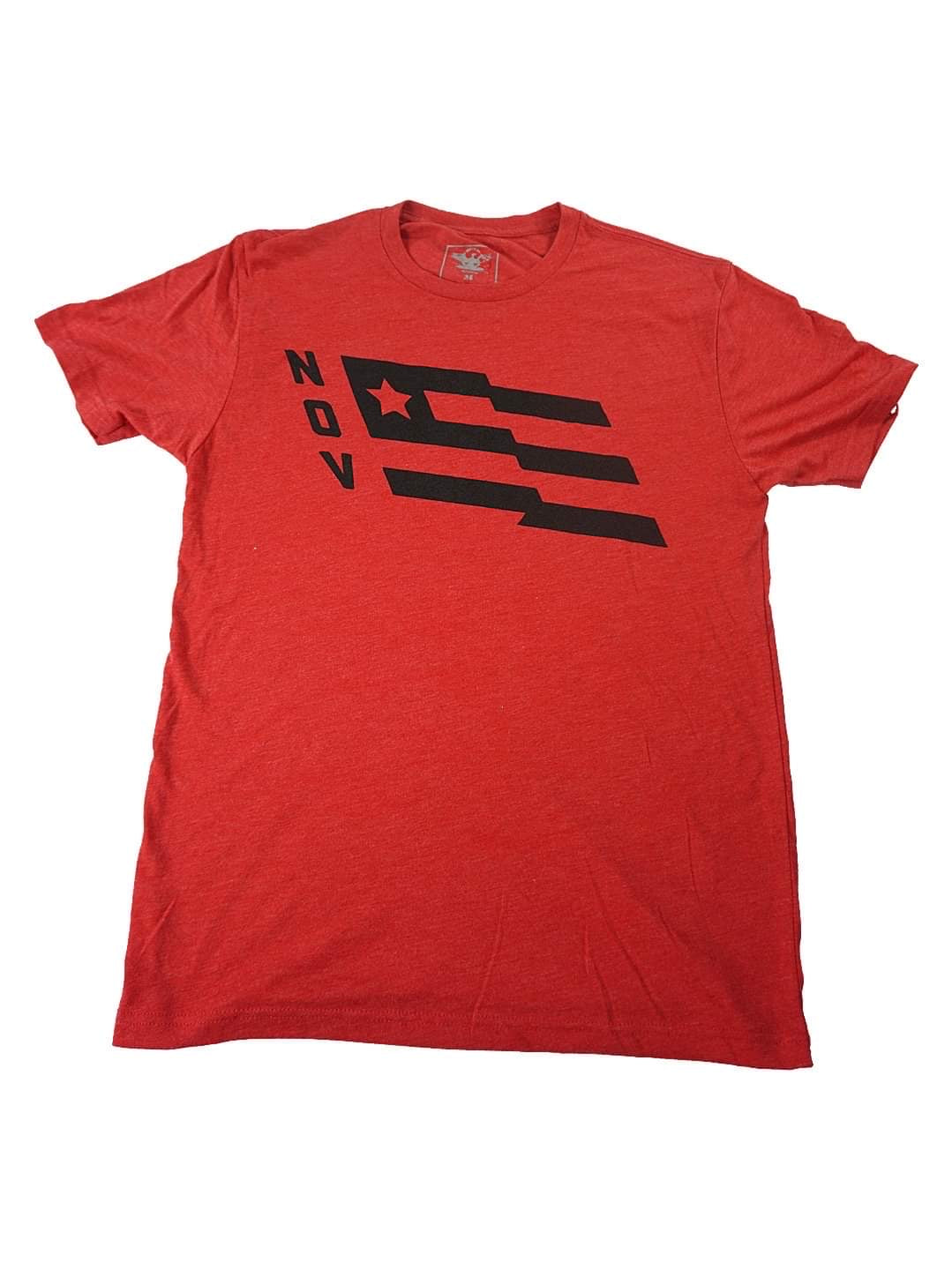 N.O.V. Flag Shirt - Red