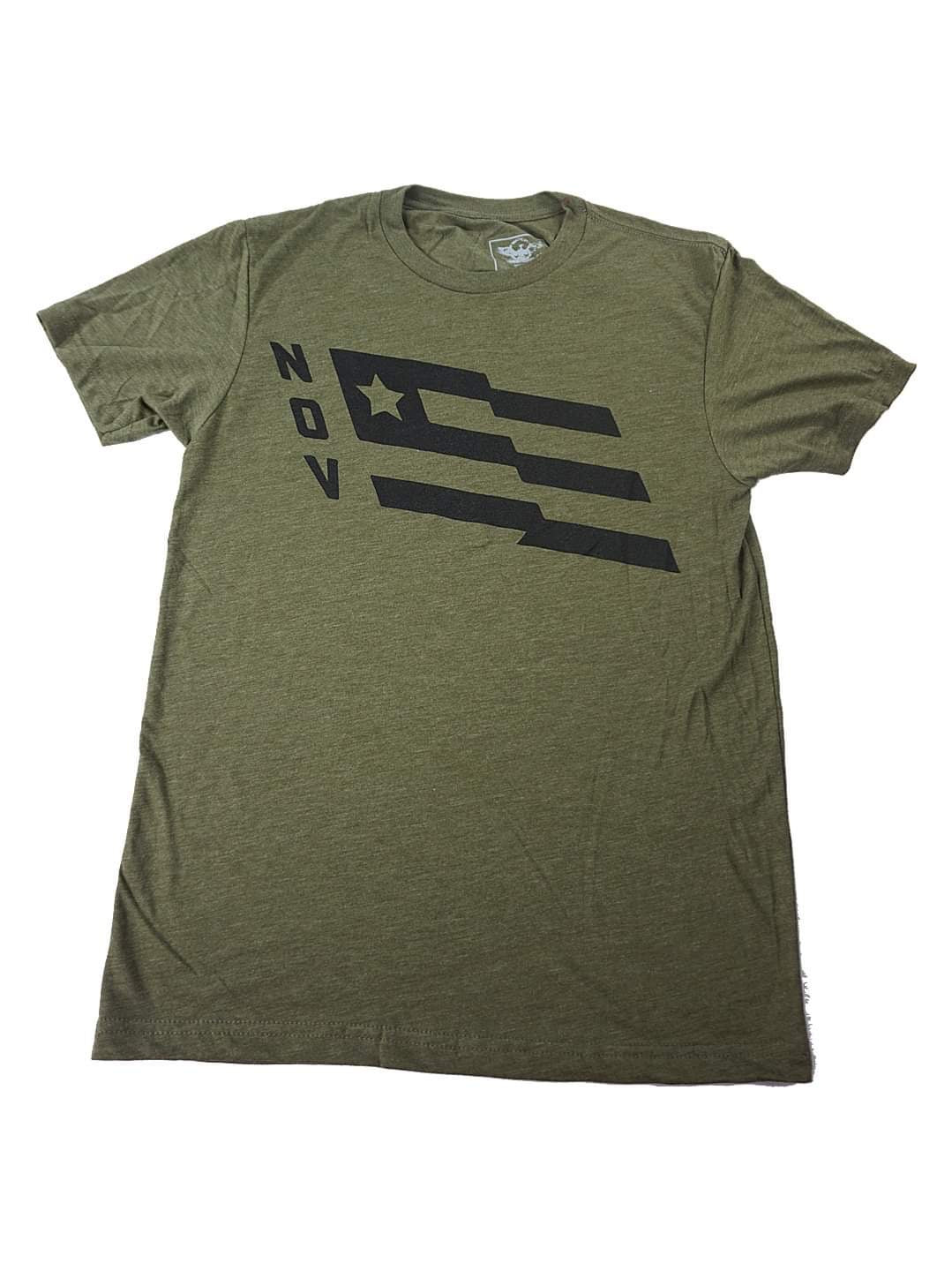 N.O.V. Flag Shirt - Army