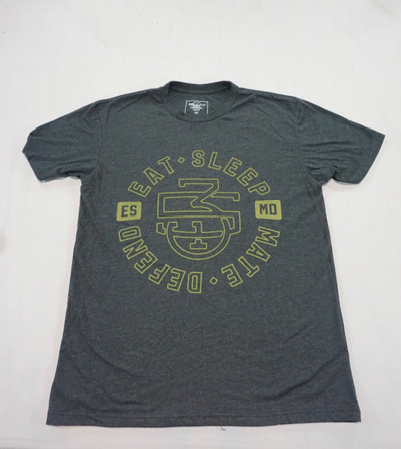 E.S.M.D. Grey Hollow Print