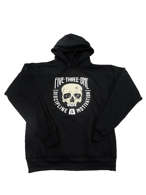 Discipline Skull Pull Over Hoodie