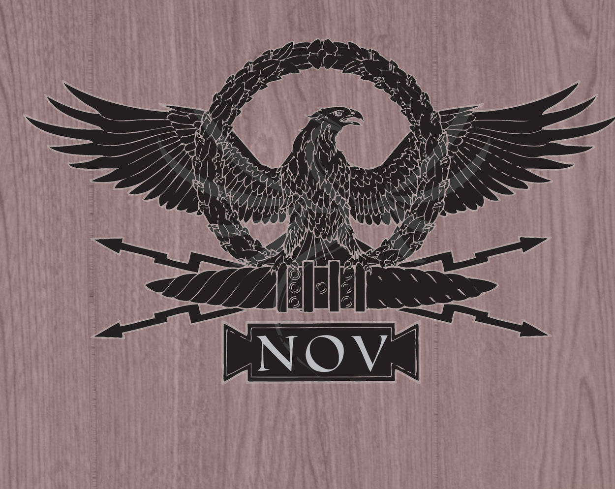 NOV Eagle Die Cut Decal - JimWendler.com