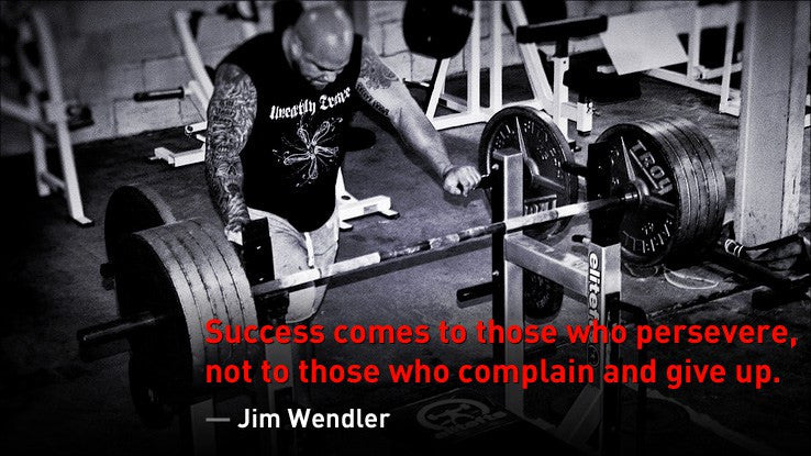 Jim Wendler Bench Press - Quote
