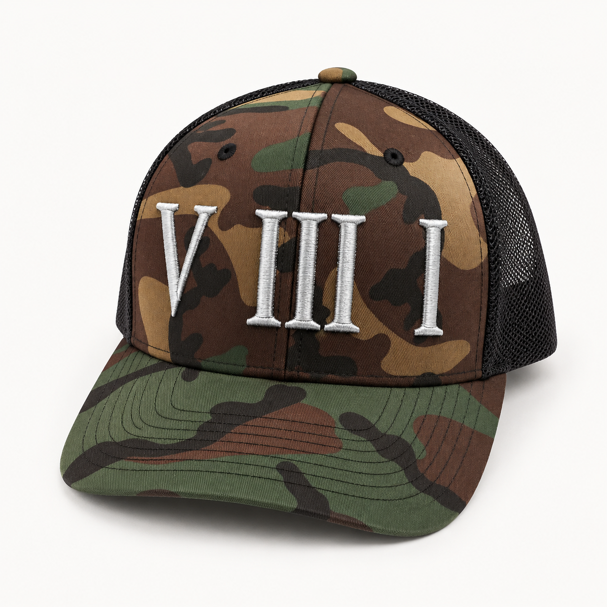 5/3/1 Roman Numeral Snapback - Camo