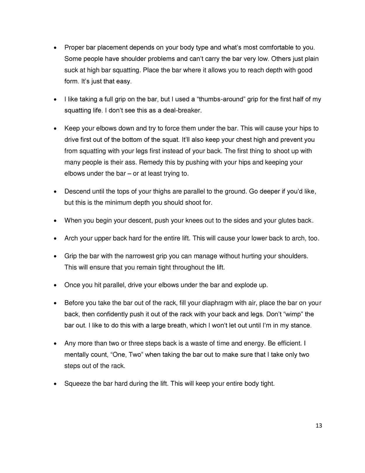 5/3/1 2nd Edition sample page 13 — programming detail