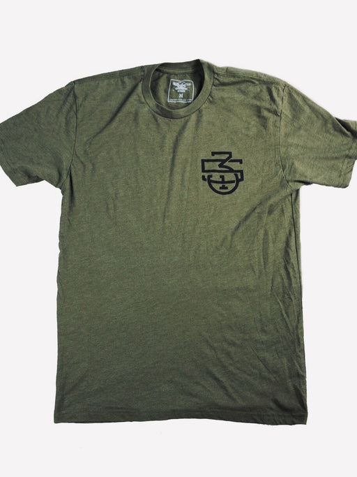 Discipline Skull Shirt - Army Green