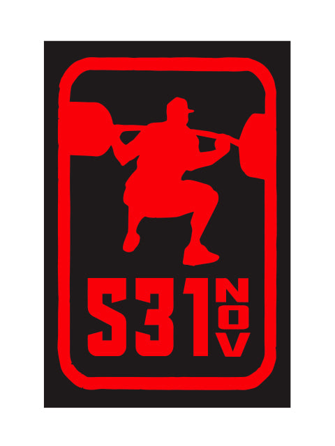 5/3/1 Squat Sticker