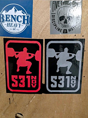 5/3/1 Squat Sticker