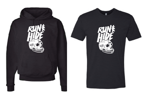 Custom Print: RUN & HIDE Football Shirt/Hoodie