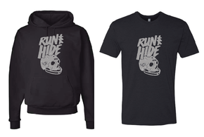 Custom Print: RUN & HIDE Football Shirt/Hoodie