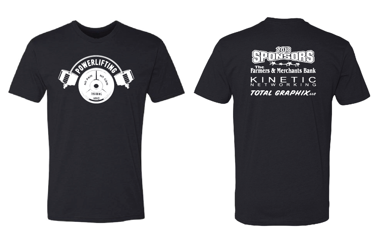 Bulk Order Custom Shirts 1 color 2 sides