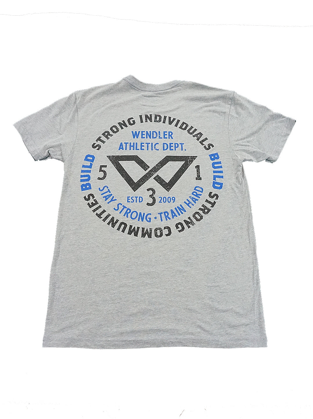 Strong Individuals Shirt Grey w/ Black and Blue