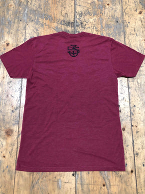 Discipline Skull Shirt - Cardinal