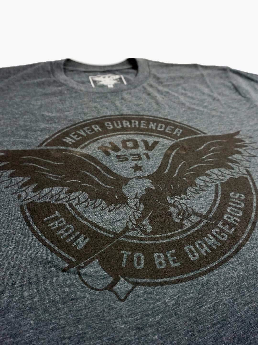 Never Surrender Shirt - Grey