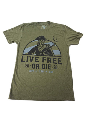 Limited Edition - Live Free Shirt - Army Green
