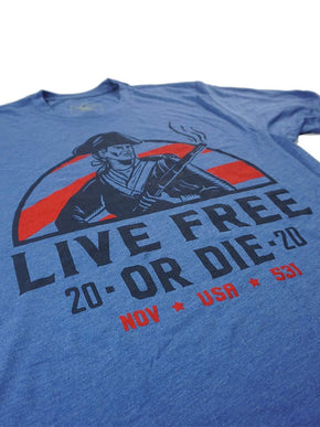 Limited Edition - Live Free Shirt - Patriot blue