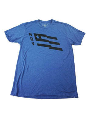N.O.V. Flag Shirt - Blue