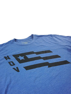 N.O.V. Flag Shirt - Blue