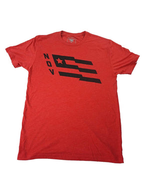 N.O.V. Flag Shirt - Red