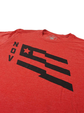 N.O.V. Flag Shirt - Red