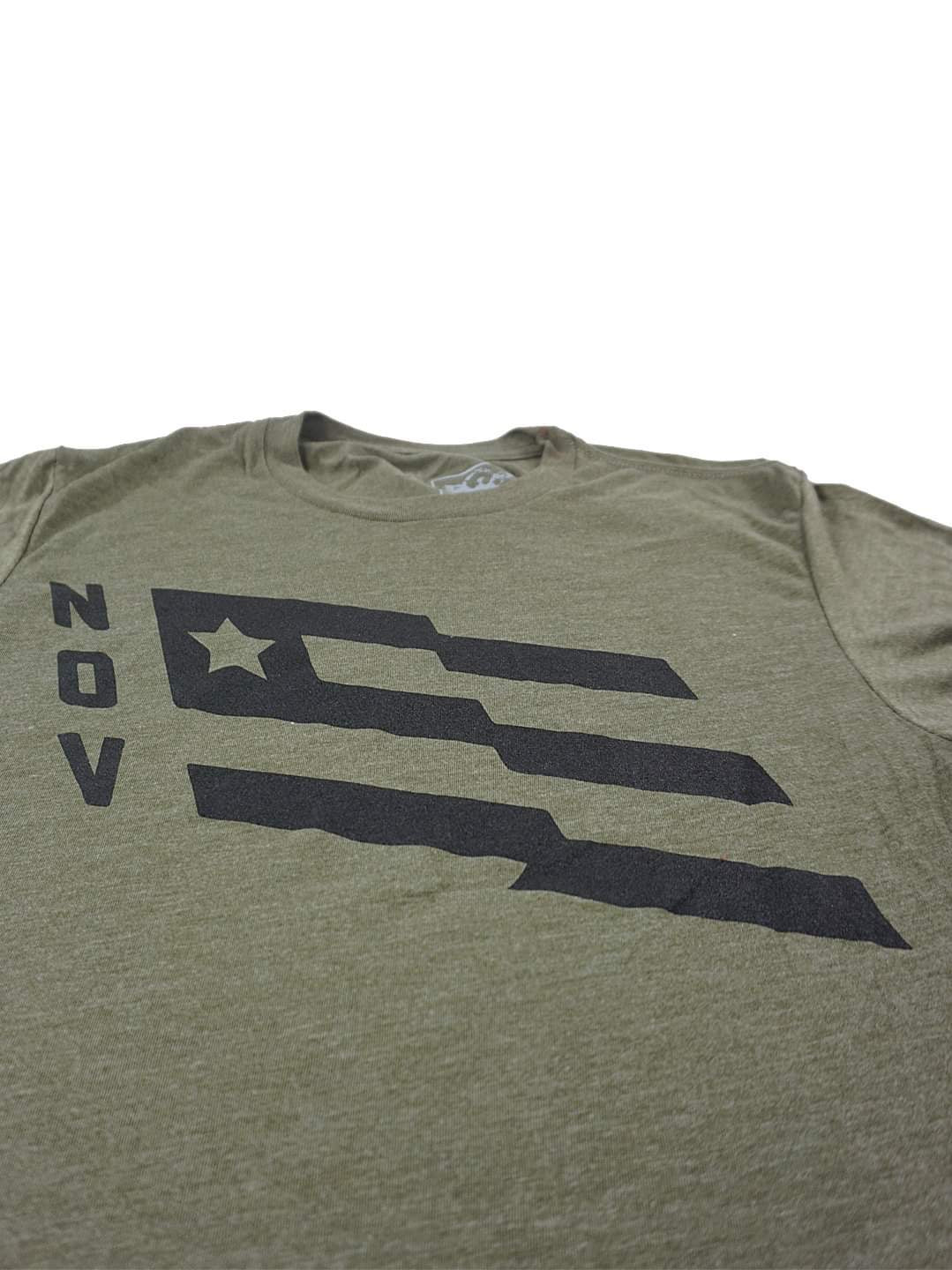 N.O.V. Flag Shirt - Army