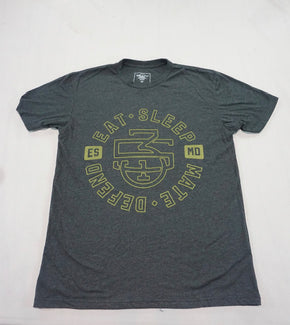 E.S.M.D. Grey Hollow Print