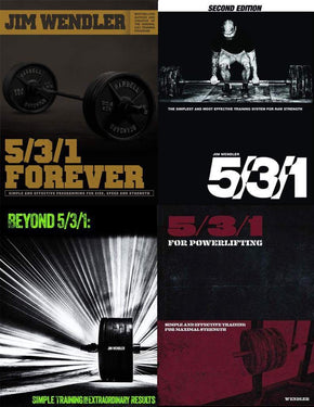 Wendler Training Library — all four 5/3/1 paperback books by Jim Wendler JimWendler.com 