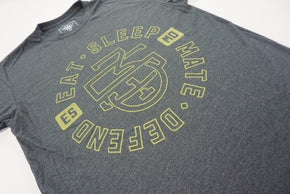 E.S.M.D. Grey Hollow Print